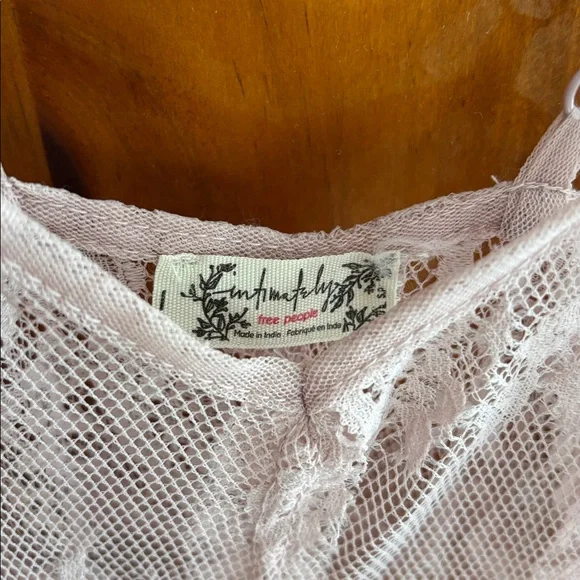 Free People Pink Lace Slip as seen on Bethany Ciotola - Picture 3 of 3